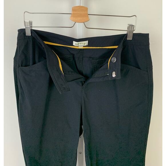 ORVIS  14 Cortina Ankle Pants Lightweight Tech Stretch Nylon Travel 2FXC Black - Picture 5 of 10